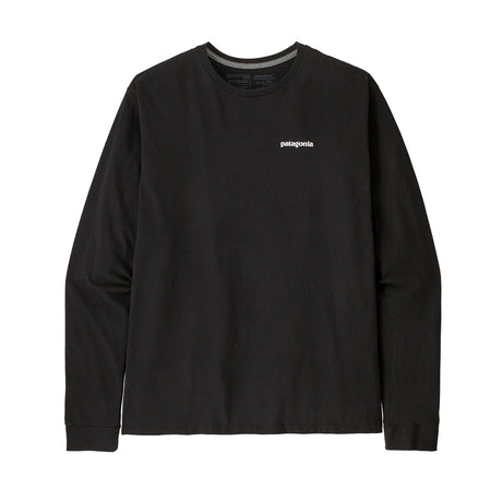Patagonia Men's Long Sleeve P-6 Logo Responsibili-Tee Black / Small-Black / Medium-Black / Large-Black / X-Large-Black / XX-Large #- 53 Degrees North 