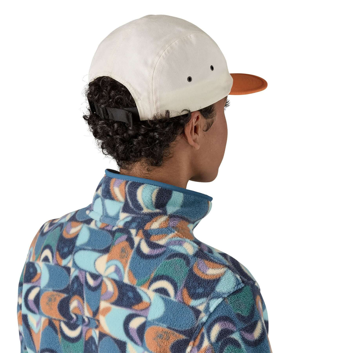 Patagonia P-6 Label Maclure Hat Birch White/Rock Melon-P-6 Label/Ink Black #- 53 Degrees North 