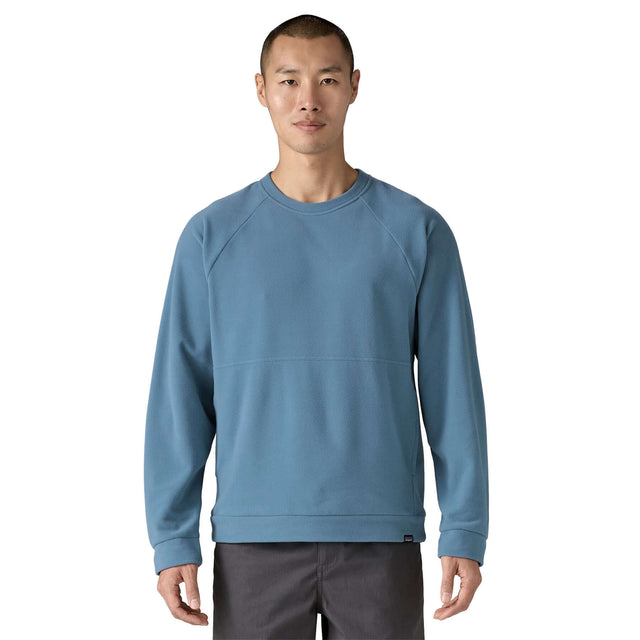 Patagonia Men's Micro D Crewneck Pelican / Small-Pelican / Medium-Pelican / Large-Pelican / X-Large-Still Blue / Small #- 53 Degrees North 