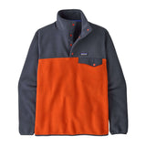 Patagonia Men's Lightweight Synchilla Snap-T Pullover Pollinator Orange / Small-Pollinator Orange / Medium-Pollinator Orange / Large-Pollinator Orange / X-Large-Quilty Fitz/Wetland Blue / Small #- 53 Degrees North 