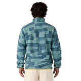 Patagonia Men's Lightweight Synchilla Snap-T Pullover Pollinator Orange / Small-Pollinator Orange / Medium-Pollinator Orange / Large-Pollinator Orange / X-Large-Quilty Fitz/Wetland Blue / Small #- 53 Degrees North 