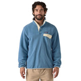 Patagonia Men's Lightweight Synchilla Snap-T Pullover Pollinator Orange / Small-Pollinator Orange / Medium-Pollinator Orange / Large-Pollinator Orange / X-Large-Quilty Fitz/Wetland Blue / Small #- 53 Degrees North 