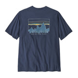 Patagonia Men's '73 Skyline Organic T-Shirt New Navy / Small-New Navy / Medium-New Navy / Large-New Navy / X-Large-New Navy / XX-Large #- 53 Degrees North 