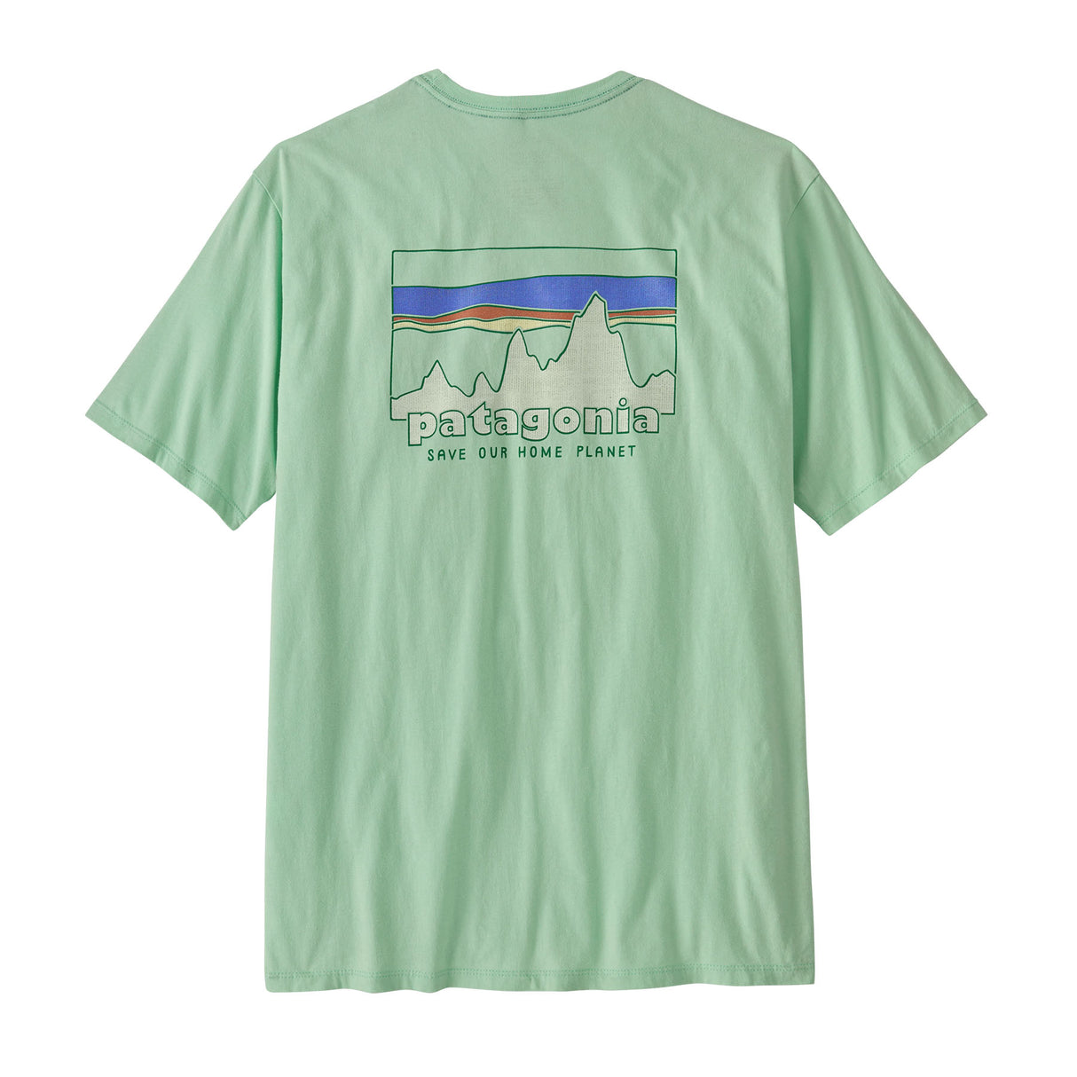 Patagonia Men's '73 Skyline Organic T-Shirt New Navy / Small-New Navy / Medium-New Navy / Large-New Navy / X-Large-New Navy / XX-Large #- 53 Degrees North 