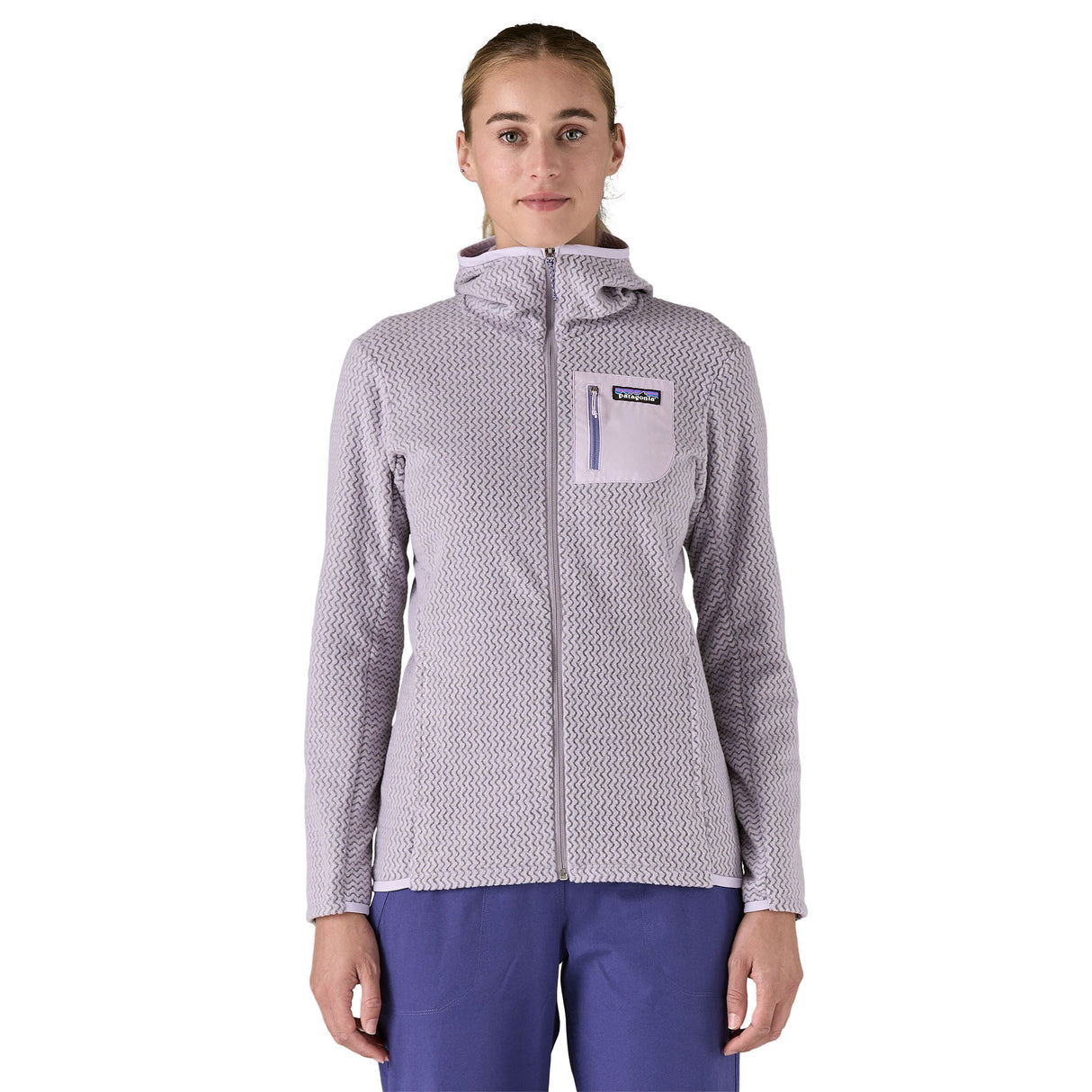 Patagonia Women's R1 Air Full-Zip Hooded Fleece Jacket Ellwood Green / X-Small-Ellwood Green / Small-Ellwood Green / Medium-Ellwood Green / Large-Ellwood Green / X-Large #- 53 Degrees North 