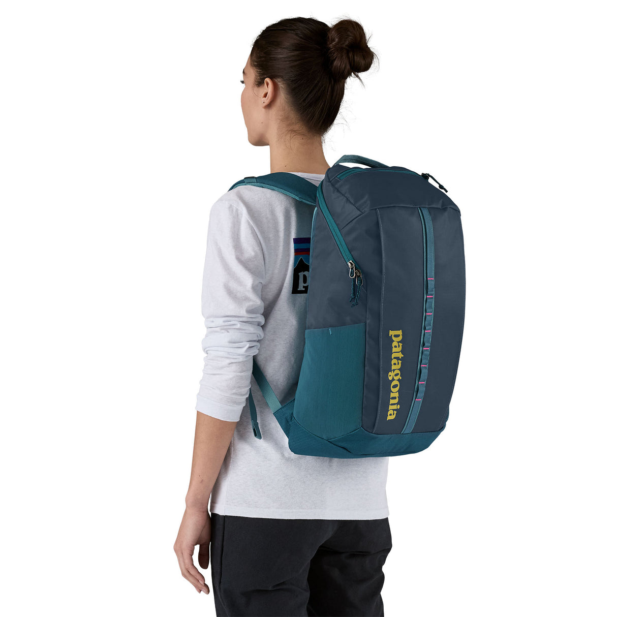 Patagonia Black Hole Pack 25L Backpack Brisk Purple-Black/Black-Smolder Blue-Tidal Teal #- 53 Degrees North 