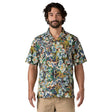 Patagonia Men's Tropical Island Camp Shirts Undersea/Ink Black / Small-Undersea/Ink Black / Medium-Undersea/Ink Black / Large-Undersea/Ink Black / X-Large-Wrasse/Pollinator Orange / Small #- 53 Degrees North 