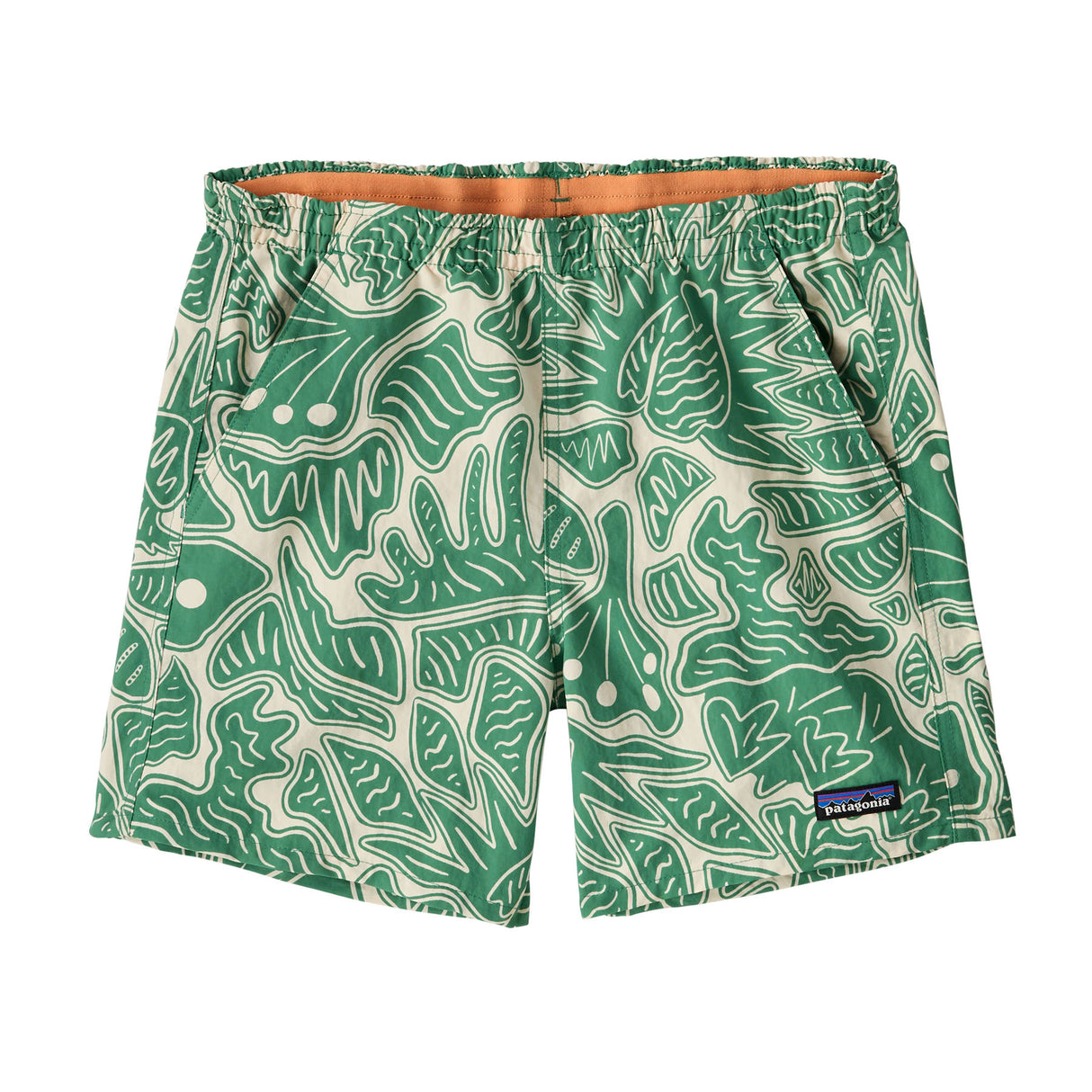 Patagonia Women's Baggies Shorts 5 Inch Bees and Flowers/Heartleaf Green / X-Small-Bees and Flowers/Heartleaf Green / Small-Bees and Flowers/Heartleaf Green / Medium-Bees and Flowers/Heartleaf Green / Large-Bees and Flowers/Heartleaf Green / X-Large #- 53 Degrees North 