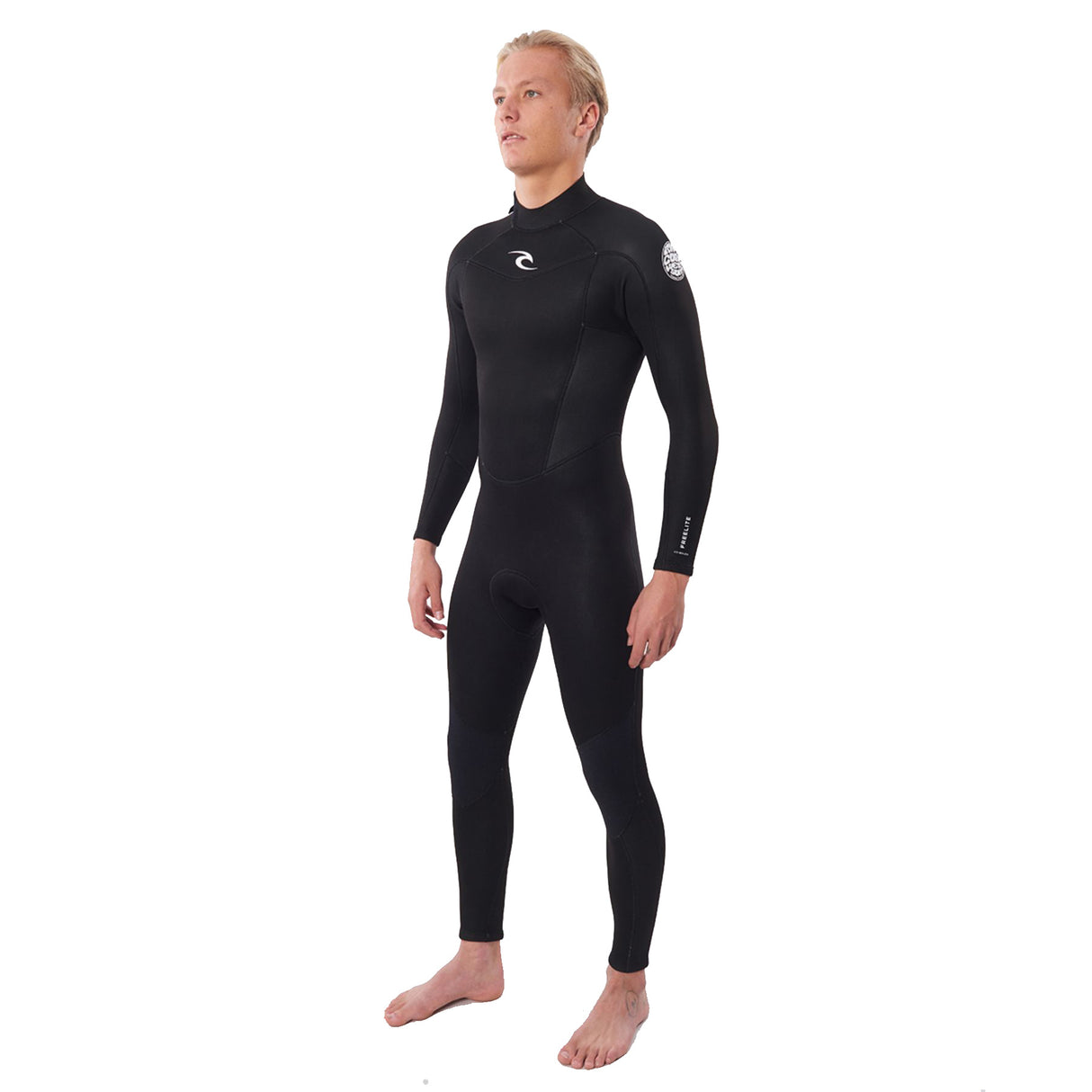 Ripcurl Men's Freelite 3/2mm Steamer Back Zip Wetsuit Black / Small-Black / Medium-Black / Large-Black / X-Large-Black / XX-Large #- 53 Degrees North 