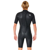 Ripcurl Men's Freelite 2mm Short Sleeve Back Zip Wetsuit Black / Small-Black / Medium-Black / Large-Black / X-Large-Black / XX-Large #- 53 Degrees North 