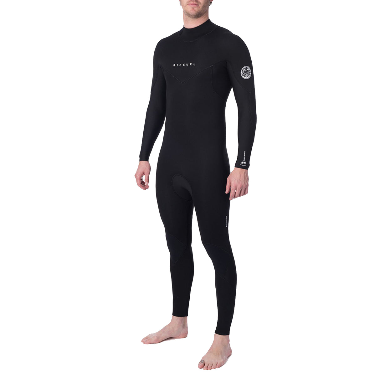 Ripcurl Men's Dawn Patrol 5/3mm Steamer Back Zip Wetsuit Black / Small-Black / Medium-Black / Large #- 53 Degrees North 
