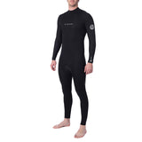 Ripcurl Men's Dawn Patrol 5/3mm Steamer Back Zip Wetsuit Black / Small-Black / Medium-Black / Large #- 53 Degrees North 