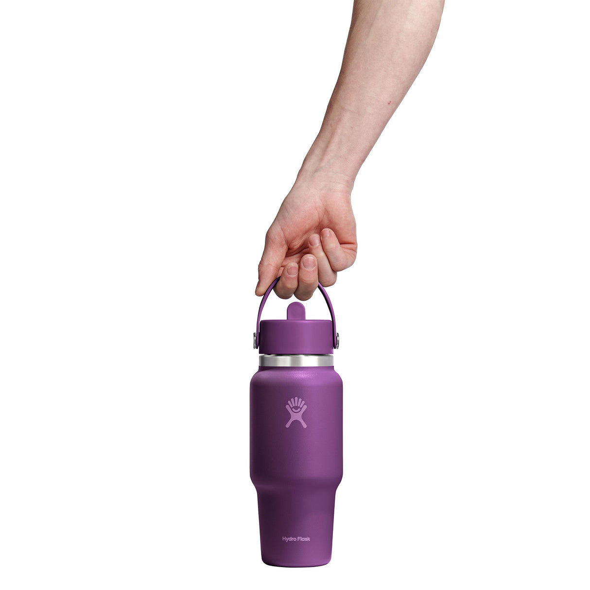 Hydro Flask 24oz (710 ml) Travel Bottle with Flex Straw Cap Surf-Beachplum-Nectar #- 53 Degrees North 