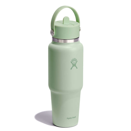 Hydro Flask 32oz Travel Bottle with Straw Cap Aloe-Trillium #- 53 Degrees North 