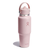 Hydro Flask 32oz Travel Bottle with Straw Cap Aloe-Trillium #- 53 Degrees North 