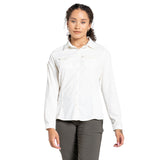 Craghoppers Women's Nosilife Adventure II Long Sleeve Shirt Red Sandstone / X-Small-Red Sandstone / Small-Red Sandstone / Medium-Red Sandstone / Large-Red Sandstone / X-Large #- 53 Degrees North 