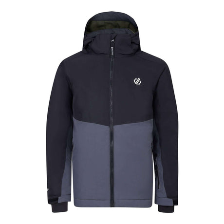 Dare 2b Kids' Impose Jacket Black/Iron Gate / Age 5-6-Black/Iron Gate / Age 7-8-Black/Iron Gate / Age 9-10-Black/Iron Gate / Age 11-12-Black/Iron Gate / Age 13 #- 53 Degrees North 