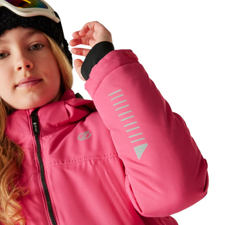 Dare 2b Kids' Impose Jacket Black/Iron Gate / Age 5-6-Black/Iron Gate / Age 7-8-Black/Iron Gate / Age 9-10-Black/Iron Gate / Age 11-12-Black/Iron Gate / Age 13 #- 53 Degrees North 