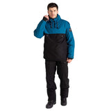 Dare 2b Men's Freeride Overhead Jacket Kingfisher Blue/Black / Small-Kingfisher Blue/Black / Medium-Kingfisher Blue/Black / Large-Kingfisher Blue/Black / X-Large-Kingfisher Blue/Black / XX-Large #- 53 Degrees North 