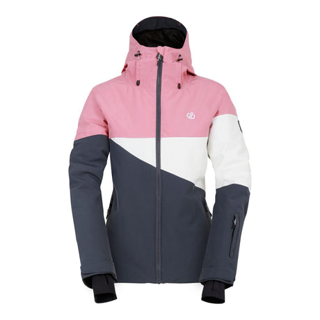 Dare 2b Women's Ice Jacket Dusty Rose/Ebony Grey / X-Small-Dusty Rose/Ebony Grey / Small-Dusty Rose/Ebony Grey / Medium-Dusty Rose/Ebony Grey / Large-Dusty Rose/Ebony Grey / X-Large #- 53 Degrees North 