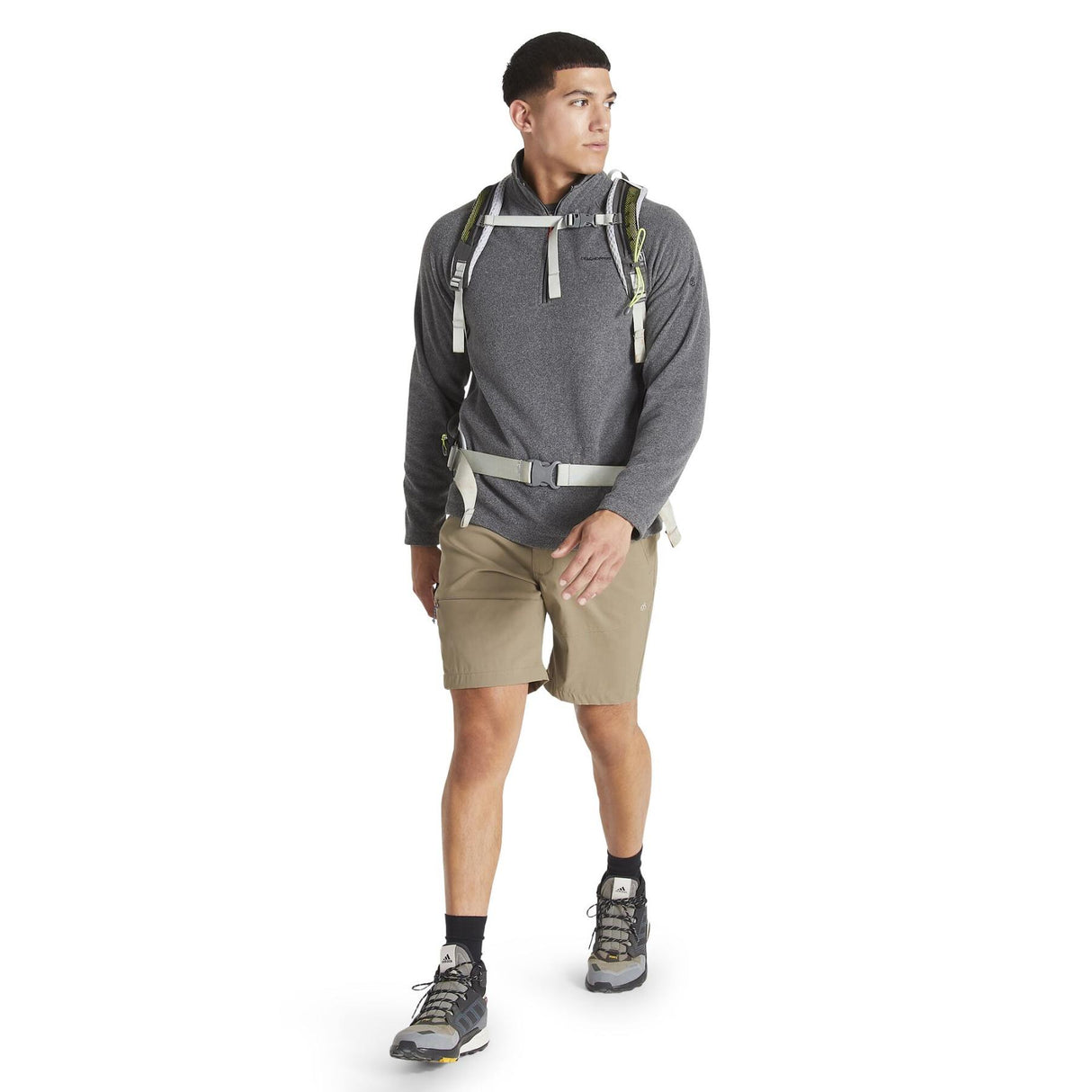 Craghoppers Men's Kiwi Pro Shorts Dark Lead / Small-Dark Lead / Medium-Dark Lead / Large-Dark Lead / X-Large-Dark Lead / XX-Large #- 53 Degrees North 