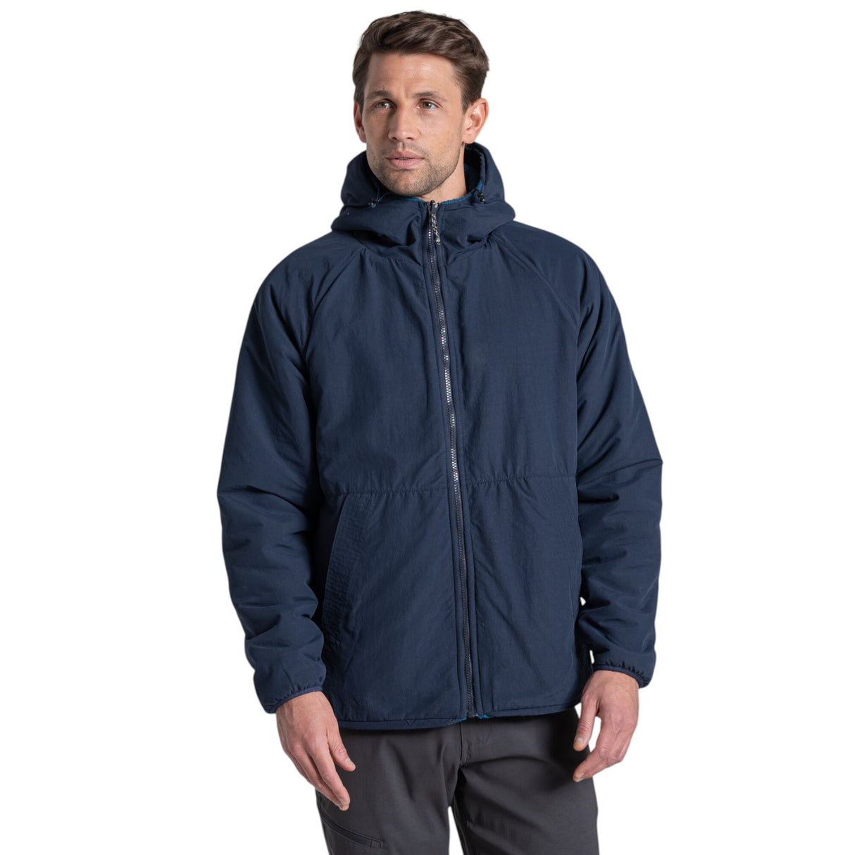 Craghoppers Men's Lingmoor Reversible Jacket Poseidon Blue/Blue Navy / Small-Poseidon Blue/Blue Navy / Medium-Poseidon Blue/Blue Navy / Large-Poseidon Blue/Blue Navy / X-Large-Poseidon Blue/Blue Navy / XX-Large #- 53 Degrees North 