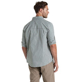 Craghoppers Men's Nosilife Nuoro Check Long Sleeve Shirt III Lichen Green/Ecru Check / Small-Lichen Green/Ecru Check / Medium-Lichen Green/Ecru Check / Large-Lichen Green/Ecru Check / X-Large-Lichen Green/Ecru Check / XX-Large #- 53 Degrees North 