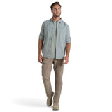 Craghoppers Men's Nosilife Nuoro Check Long Sleeve Shirt III Lichen Green/Ecru Check / Small-Lichen Green/Ecru Check / Medium-Lichen Green/Ecru Check / Large-Lichen Green/Ecru Check / X-Large-Lichen Green/Ecru Check / XX-Large #- 53 Degrees North 