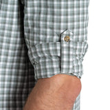 Craghoppers Men's Nosilife Nuoro Check Long Sleeve Shirt III Lichen Green/Ecru Check / Small-Lichen Green/Ecru Check / Medium-Lichen Green/Ecru Check / Large-Lichen Green/Ecru Check / X-Large-Lichen Green/Ecru Check / XX-Large #- 53 Degrees North 