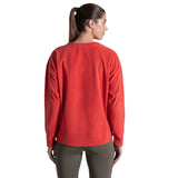 Craghoppers Women's Miska Crew Neck Compote Red / X-Small-Compote Red / Small-Compote Red / Medium-Compote Red / Large-Compote Red / X-Large #- 53 Degrees North 