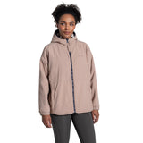Craghoppers Women's Longlands Reversible Hooded Jacket Ecru/Warm Beige / X-Small-Ecru/Warm Beige / Small-Ecru/Warm Beige / Medium-Ecru/Warm Beige / Large-Ecru/Warm Beige / X-Large #- 53 Degrees North 