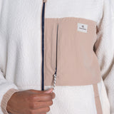 Craghoppers Women's Longlands Reversible Hooded Jacket Ecru/Warm Beige / X-Small-Ecru/Warm Beige / Small-Ecru/Warm Beige / Medium-Ecru/Warm Beige / Large-Ecru/Warm Beige / X-Large #- 53 Degrees North 