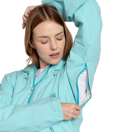 Craghoppers Women's Dynamic Pro III Jacket Aqua Sky / X-Small-Aqua Sky / Small-Aqua Sky / Medium-Aqua Sky / Large-Aqua Sky / X-Large #- 53 Degrees North 