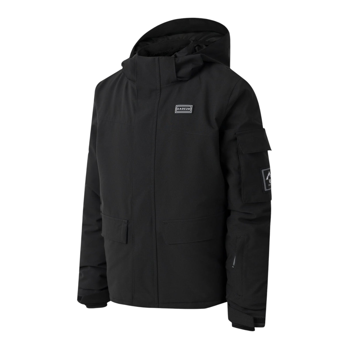 Dare 2b Kids' Shredder Jacket Black / Age 5-6-Black / Age 7-8-Black / Age 9-10-Black / Age 11-12-Black / Age 13 #- 53 Degrees North 