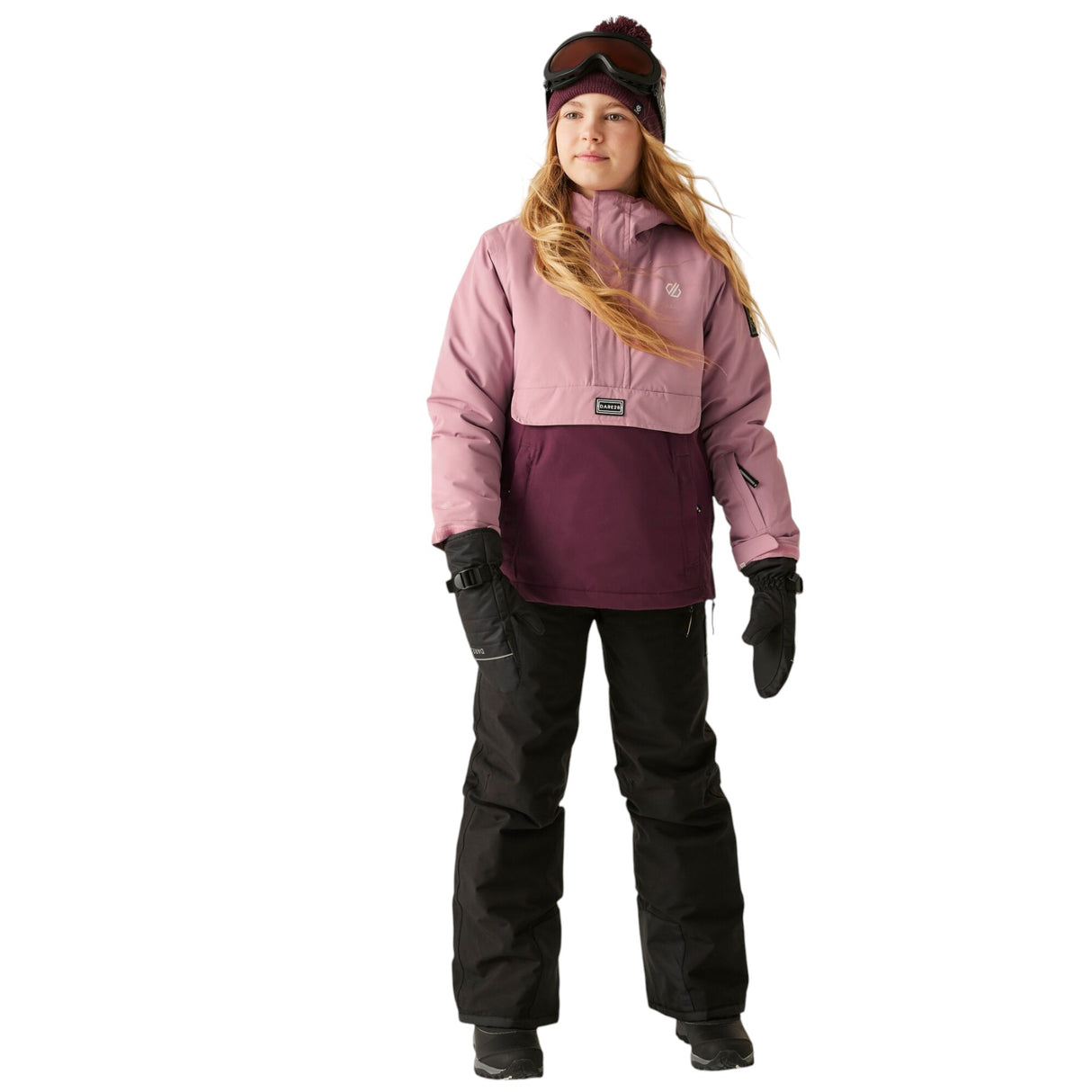 Dare 2b Kids' Freehand Jacket Black/Distressed Print / Age 5-6-Black/Distressed Print / Age 7-8-Black/Distressed Print / Age 9-10-Black/Distressed Print / Age 11-12-Black/Distressed Print / Age 13 #- 53 Degrees North 