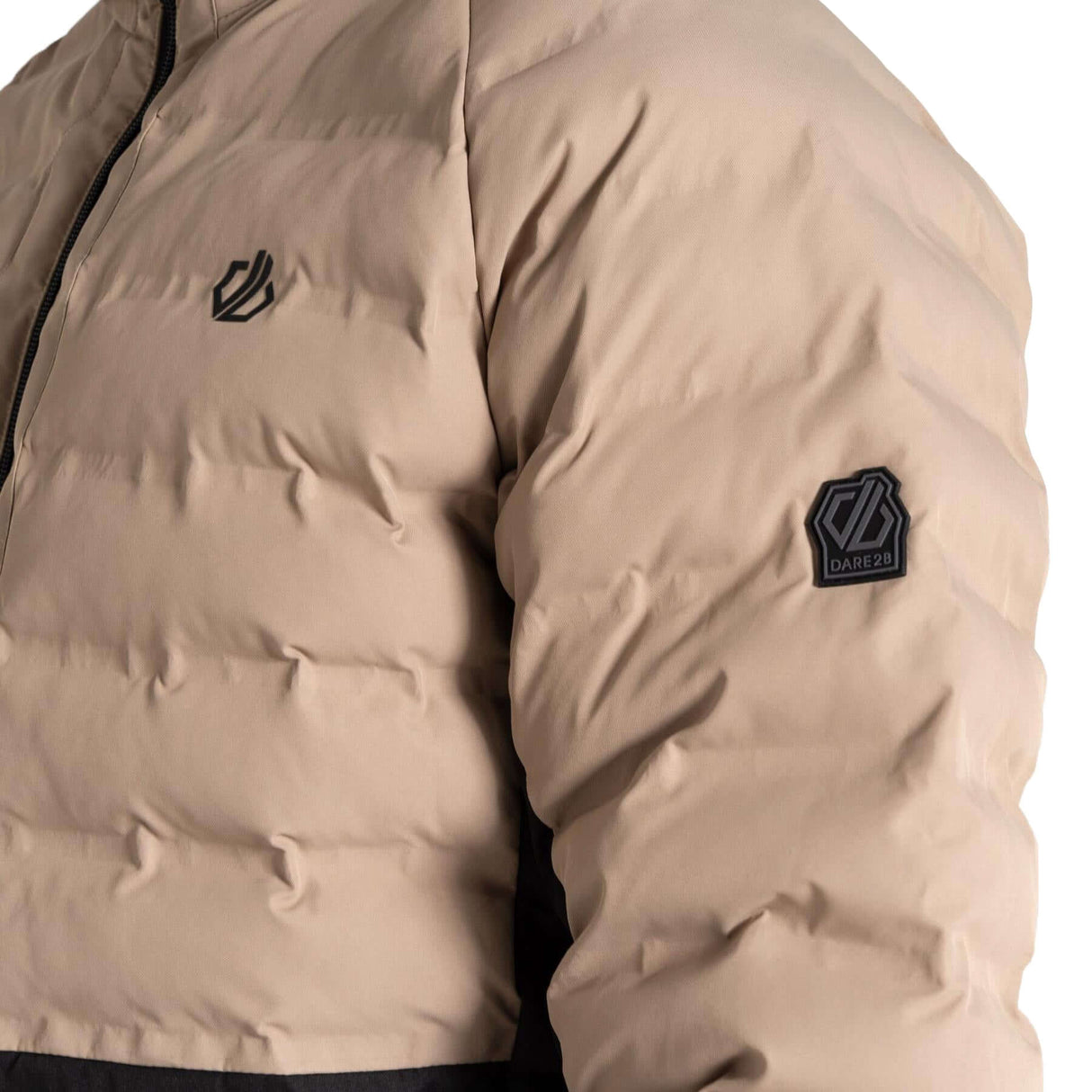 Dare 2b Men's Ollie Jacket Abbey Stone/Black / Small-Abbey Stone/Black / Medium-Abbey Stone/Black / Large-Abbey Stone/Black / X-Large-Abbey Stone/Black / XX-Large #- 53 Degrees North 