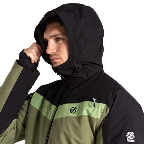 Dare 2b Men's Eagle Jacket Black/Clay/Ebony Grey / Small-Black/Clay/Ebony Grey / Medium-Black/Clay/Ebony Grey / Large-Black/Clay/Ebony Grey / X-Large-Black/Clay/Ebony Grey / XX-Large #- 53 Degrees North 