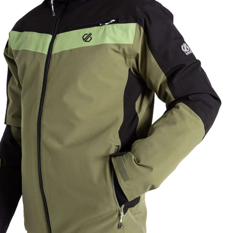 Dare 2b Men's Eagle Jacket Black/Clay/Ebony Grey / Small-Black/Clay/Ebony Grey / Medium-Black/Clay/Ebony Grey / Large-Black/Clay/Ebony Grey / X-Large-Black/Clay/Ebony Grey / XX-Large #- 53 Degrees North 