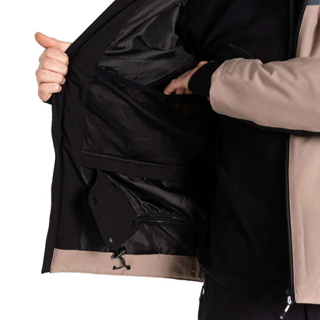 Dare 2b Men's Eagle Jacket Black/Clay/Ebony Grey / Small-Black/Clay/Ebony Grey / Medium-Black/Clay/Ebony Grey / Large-Black/Clay/Ebony Grey / X-Large-Black/Clay/Ebony Grey / XX-Large #- 53 Degrees North 