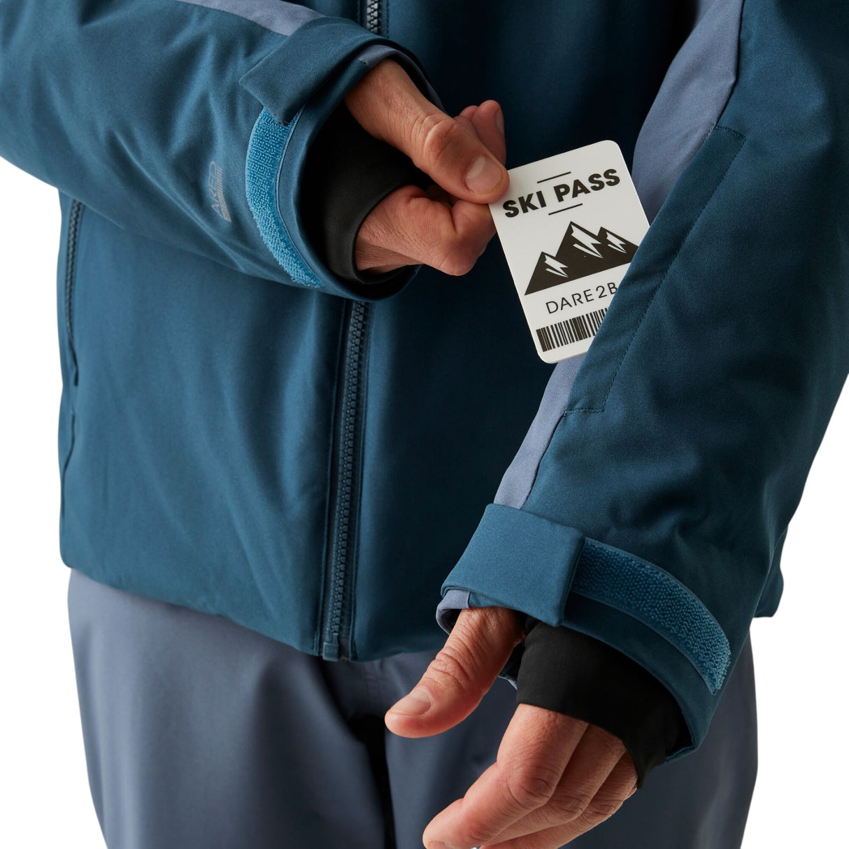 Dare 2b Men's Halfpipe Jacket Blue Indigo/Moonlight Denim / X-Small-Blue Indigo/Moonlight Denim / Small-Blue Indigo/Moonlight Denim / Medium-Blue Indigo/Moonlight Denim / Large-Blue Indigo/Moonlight Denim / X-Large #- 53 Degrees North 