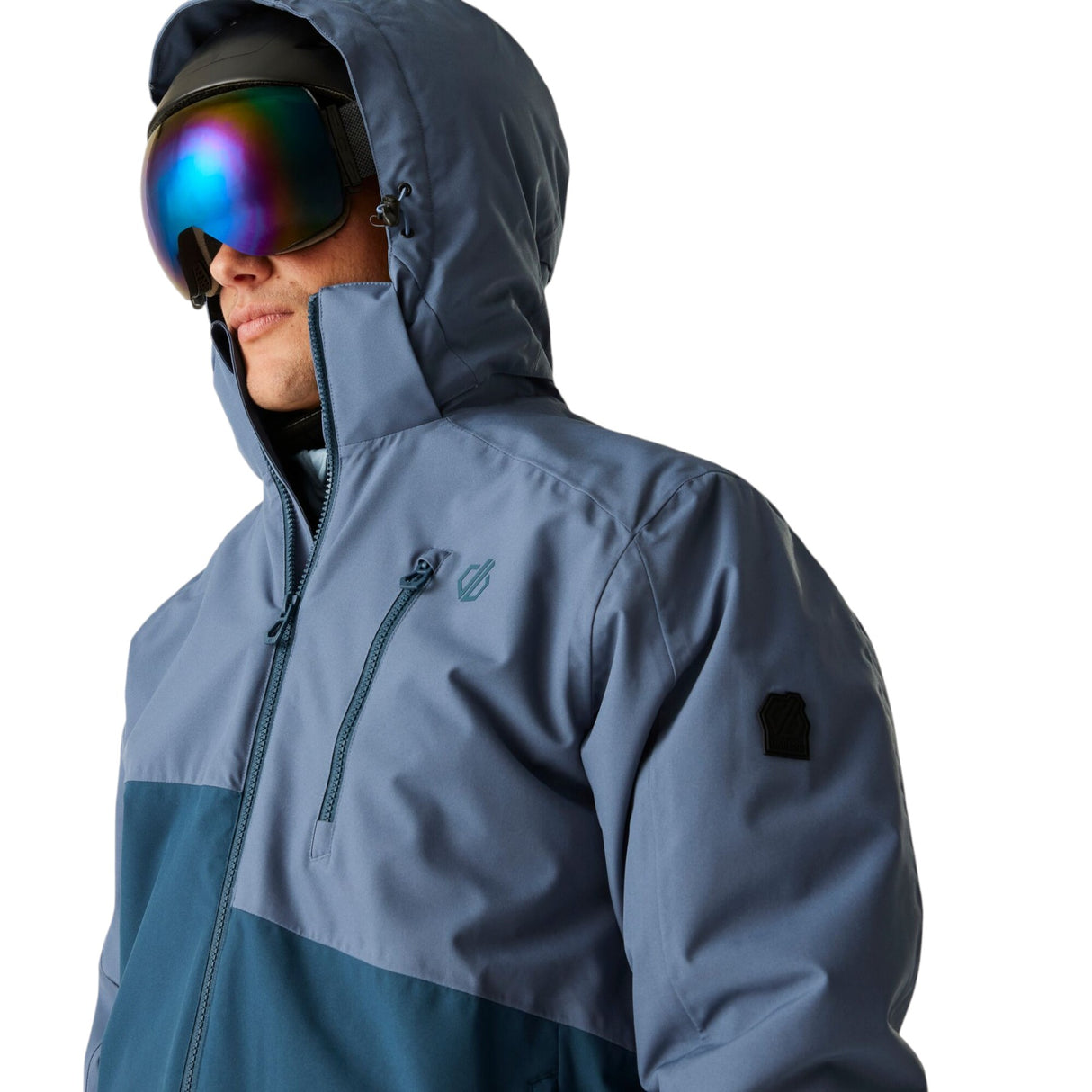 Dare 2b Men's Halfpipe Jacket Blue Indigo/Moonlight Denim / X-Small-Blue Indigo/Moonlight Denim / Small-Blue Indigo/Moonlight Denim / Medium-Blue Indigo/Moonlight Denim / Large-Blue Indigo/Moonlight Denim / X-Large #- 53 Degrees North 