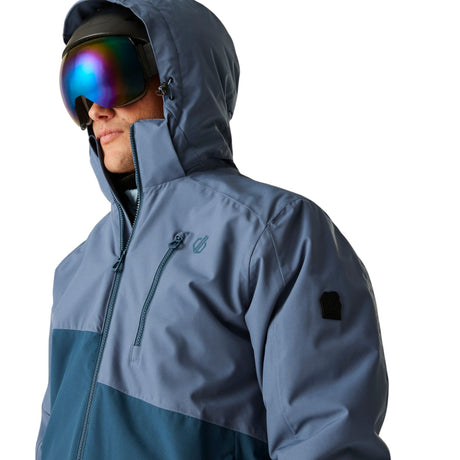 Dare 2b Men's Halfpipe Jacket Blue Indigo/Moonlight Denim / X-Small-Blue Indigo/Moonlight Denim / Small-Blue Indigo/Moonlight Denim / Medium-Blue Indigo/Moonlight Denim / Large-Blue Indigo/Moonlight Denim / X-Large #- 53 Degrees North 