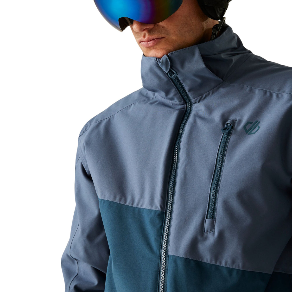 Dare 2b Men's Halfpipe Jacket Blue Indigo/Moonlight Denim / X-Small-Blue Indigo/Moonlight Denim / Small-Blue Indigo/Moonlight Denim / Medium-Blue Indigo/Moonlight Denim / Large-Blue Indigo/Moonlight Denim / X-Large #- 53 Degrees North 