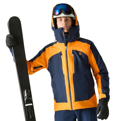 Dare 2b Men's Assimilate II Jacket in Navy/Electric Orange
