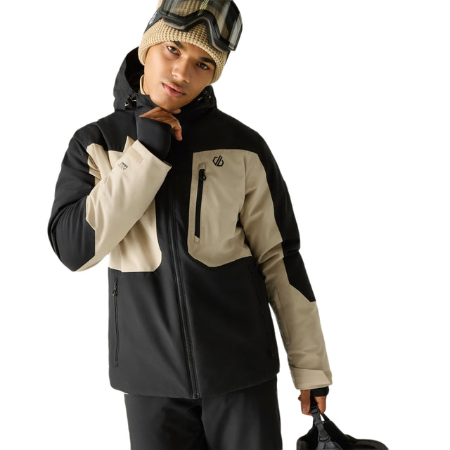 Dare 2b Men's Eagle IV Jacket in Black/White Pepper