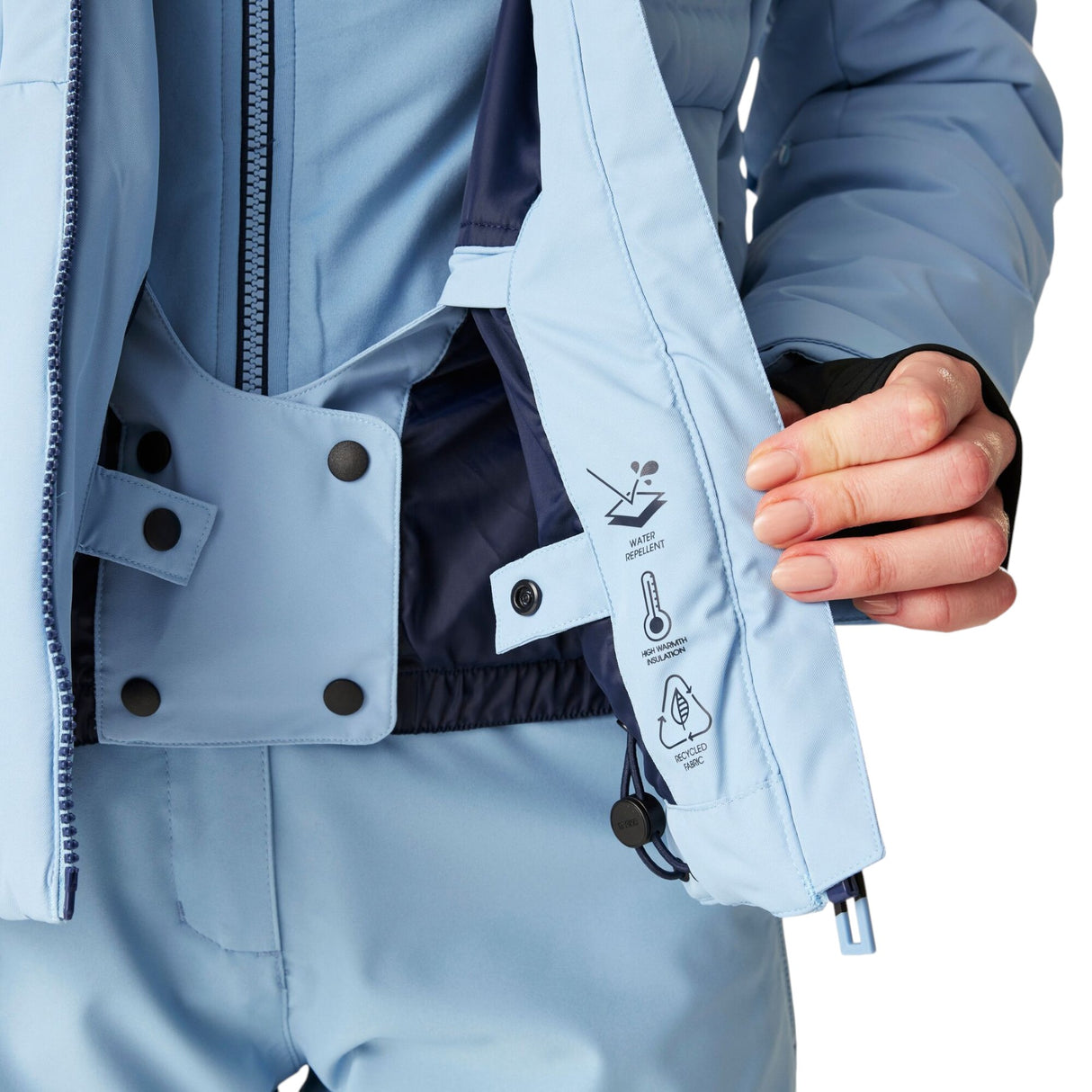 Dare 2b Women's Gliding Jacket Grey Morn / X-Small-Grey Morn / Small-Grey Morn / Medium-Grey Morn / Large-Grey Morn / X-Large #- 53 Degrees North 