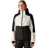 Dare 2b Women's Flurry Jacket Egret/Black / X-Small-Egret/Black / Small-Egret/Black / Medium-Egret/Black / Large-Egret/Black / X-Large #- 53 Degrees North 