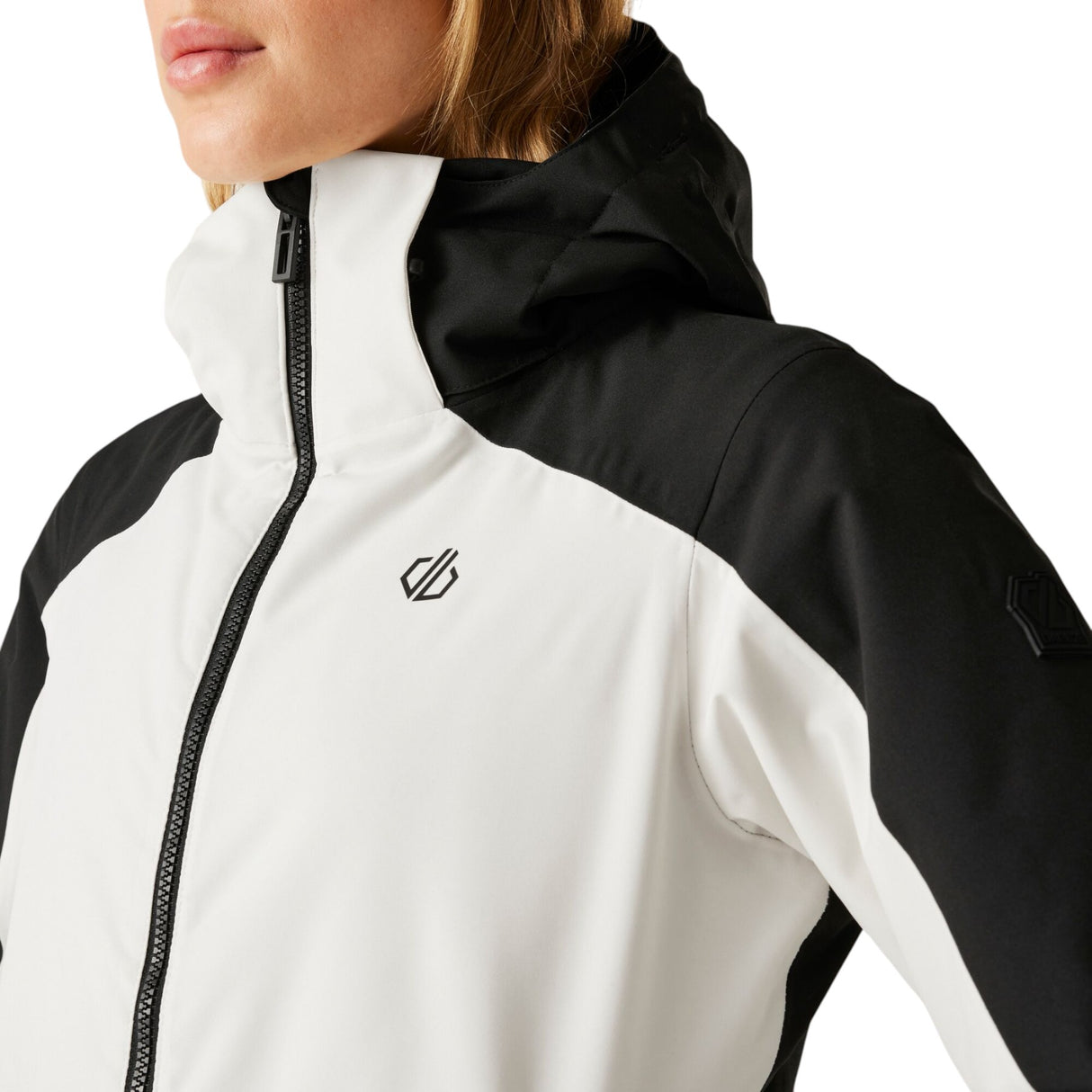 Dare 2b Women's Flurry Jacket Egret/Black / X-Small-Egret/Black / Small-Egret/Black / Medium-Egret/Black / Large-Egret/Black / X-Large #- 53 Degrees North 