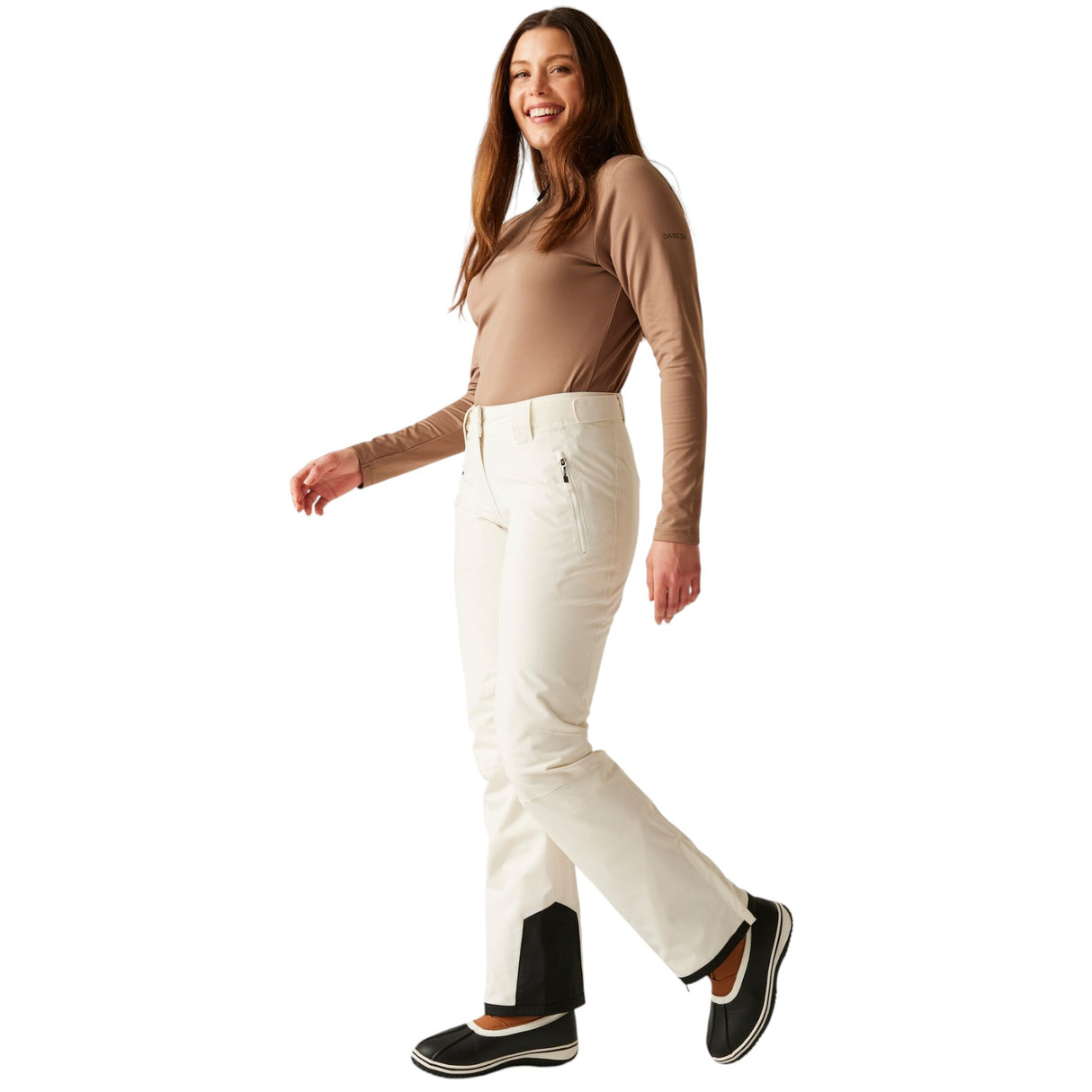 Dare 2b Women's Diminish Ski Trousers Egret / X-Small-Egret / Small-Egret / Medium-Egret / Large-Egret / X-Large #- 53 Degrees North 