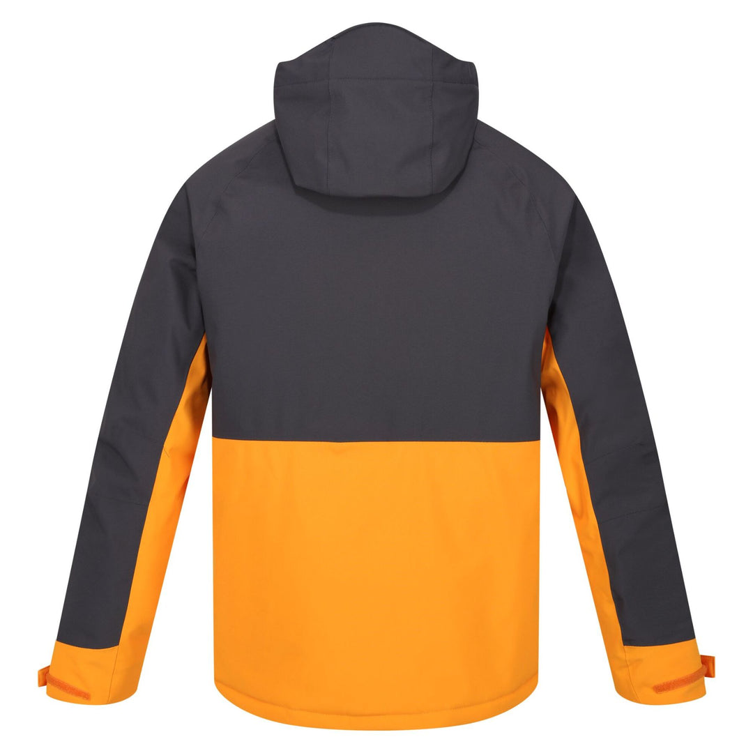 Regatta Men's Highton Stretch Padded Jacket III #color_ash-orange-pepper